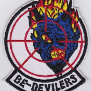 A patch with the words be devilers on it.