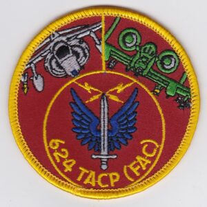 A patch with the words raf tacp afc on it.