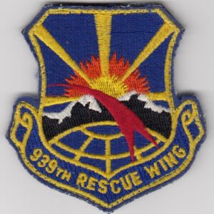 939, HC 130 Hercules, HH 60 Pave Hawk, Patch, Rescue, Rescue Wing, RQW, USAF, Wing