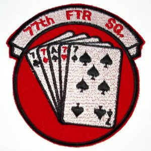 USAF 77 FS Fighter Patch USAFE Squadron 20 FW Wing F 111