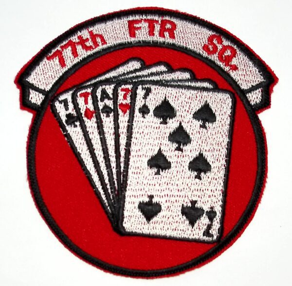 USAF 77 FS Fighter Patch USAFE Squadron 20 FW Wing F 111