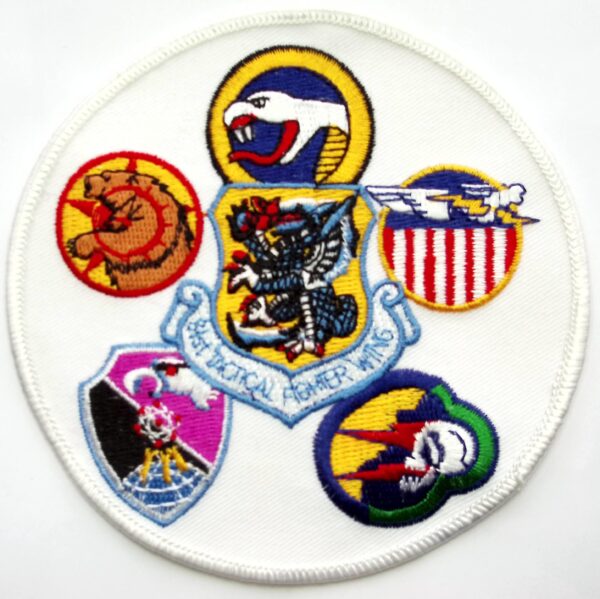 USAF 81 TFW Wing Patch USAFE Tactical Fighter A 10 Gaggle 1989