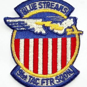 USAF 91 TFS Squadron Patch USAFE Fighter Blue Streaks F 4