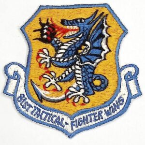 81 TFW Tactical Fighter Wing USAF Patch USAFE Bentwaters