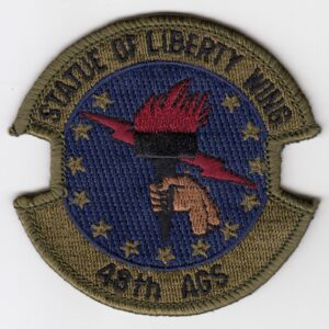 AGS 48th TFW Aircraft Generation Sq Patch F-111 1989 Variant B1 front