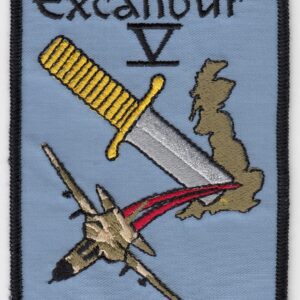 48th TFW Excalibur V 1989 Bomb Comp Patch F-111F Variant A1b