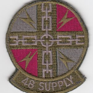 Supply Squadron 48th TFW Patch USAF F-111F 1983 Variant B1