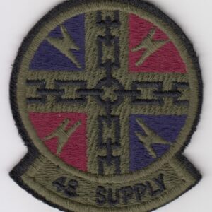 48th Supply Squadron Patch TFW USAF F-111F 1983 Variant A1