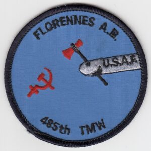 USAF 485 TMW Tactical Missile Wing Hammer and Sickle Patch Variant 1984 A1
