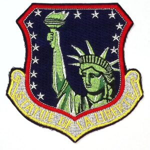 48th FW Crest patch Fighter Wing F-15E Strike Eagle 1992 Variant A1